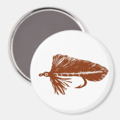 "Brown Matuka Streamer" Classic Foreut Fly Magnet (Vorderseite/Rückseite)