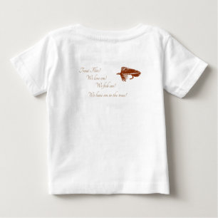 Brown Matuka Streamer, Fliegenfischen, Fliegenflie Baby T-shirt