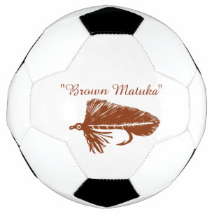 Brown Matuka Streamer, Fliegenfischen, Fliegenflie Fußball