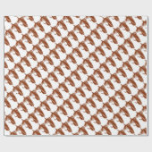 "Brown Matuka Streamer" Foreut Fly Wrapping Paper Geschenkpapier (Flach)