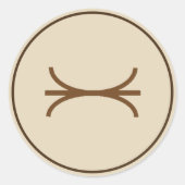 Brown Merger Sticker (Vorderseite)