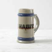 Brown Metal Dirty Habits Stein Bierglas (VorderseiteRechts)