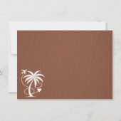 Brown Mexico Passport Dankeskarte (Rückseite)