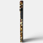 Brown Micro Camouflage iPhone 13 Pro Max Case (Rückseite / Links)