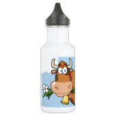 Brown-Milchkuh Edelstahlflasche (Links)