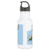 Brown-Milchkuh Edelstahlflasche (Rückseite)