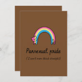 Brown Minimalist Wallpaper | Rustic Earth Tone Dankeskarte (Vorne/Hinten)