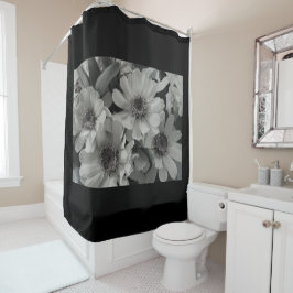 Brown Mit Augen Susan Blume Duschvorhang