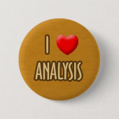 BROWN MODEL - I LOVE ANALYSIS BUTTON (Vorderseite)