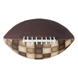 Brown Modern Boho Arch Geometric Aztec Muster Football