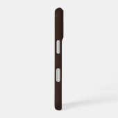 Brown Modern Business Logo & QR Code Werbung iPhone 16 Hülle (Rechte Seite)