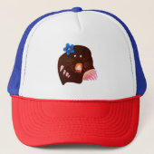 Brown Mole Trucker Hat Truckerkappe (Vorderseite)