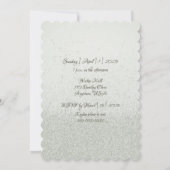 Brown Monotone Skipping Bride Polterabend Einladung (Rückseite)