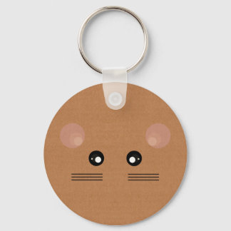 Brown Mouse Keychain Schlüsselanhänger