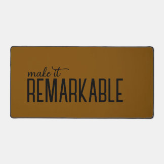 Brown mouse pad schreibtischunterlage