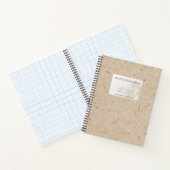 Brown Mulberry Paper-Komposition Notebook Elegant Notizblock (Innenseite)