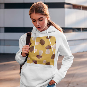 Brown Mushrooms Hoodie