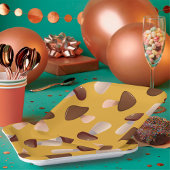 Brown Mushrooms Pappteller