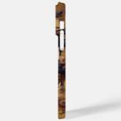 BROWN MUSICAL STEAMPUNK THEMA Case-Mate iPhone HÜLLE (Rückseite / Links)