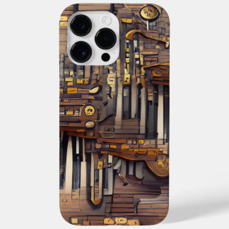 BROWN MUSICAL STEAMPUNK THEMA Case-Mate iPhone 14 PRO MAX HÜLLE