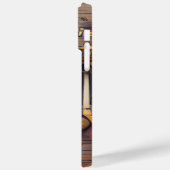 BROWN MUSICAL STEAMPUNK THEMA Case-Mate iPhone HÜLLE (Rückseite / Links)