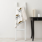 Brown Mustache Sie ein Frage Spaß Spaß Sherpadecke (Beispiel)