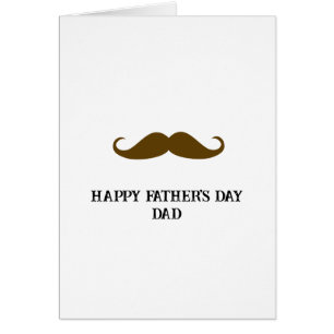 Brown Mustache Vatertag