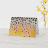 Brown-Muster Karte (Gelbe Blume)