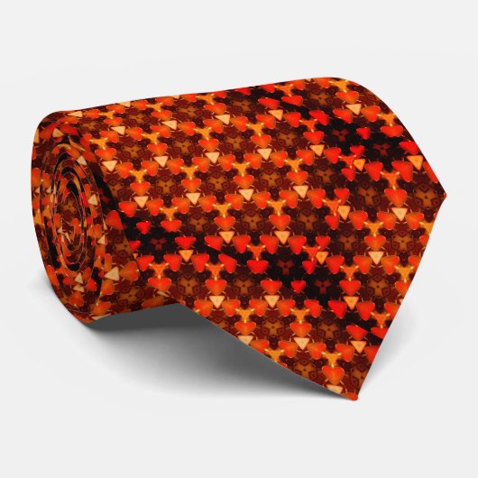 Brown Neck Tie Krawatte (Gerollt)