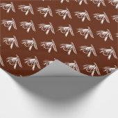 "Brown Net Fly" Geschenkpapier (Ecke)