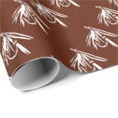 "Brown Net Fly" Geschenkpapier (Rolleneckpunkt)