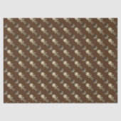 Brown Nutcracker Soldier Christmas Wrapping Paper Seidenpapier (Vorderseite)