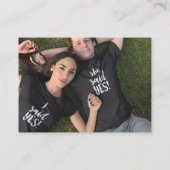 Brown Oak Tree Hochzeitskarten Begleitkarte (Rückseite)