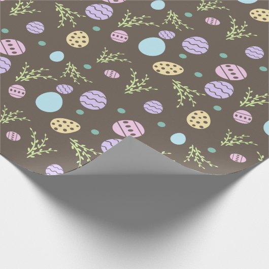 Brown Oaster Packpapier mit Ostereiern (Ecke)