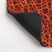 Brown-Ochsenfrosch-Haut Mousepad (Ecke)