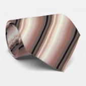 Brown Ombre Stripes Krawatte (Gerollt)