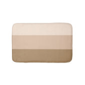 Brown Ombre Striping Badematte (Vorderseite)