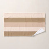 Brown Ombre Striping Badhandtuch Set (Handtuch)