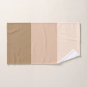 Brown Ombre Striping Badhandtuch Set (Handtuch)