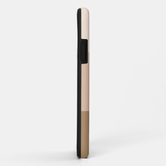 Brown Ombre Striping Case-Mate iPhone Hülle (Hinten/Rechts)