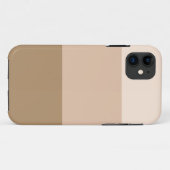 Brown Ombre Striping Case-Mate iPhone Hülle (Rückseite (Horizontal))