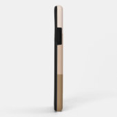 Brown Ombre Striping Case-Mate iPhone Hülle (Hinten/Rechts)