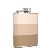 Brown Ombre Striping Flachmann (Rechts)