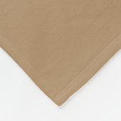 Brown Ombre Striping Fleecedecke (Ecke)