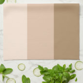 Brown Ombre Striping Geschirrtuch (Gefaltet)