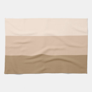Brown Ombre Striping Geschirrtuch