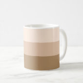 Brown Ombre Striping Kaffeetasse (VorderseiteRechts)