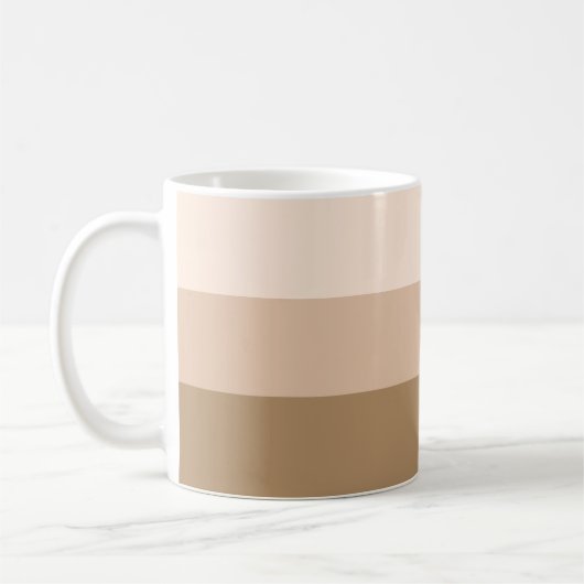 Brown Ombre Striping Kaffeetasse (Links)