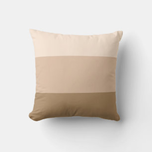 Brown Ombre Striping Kissen