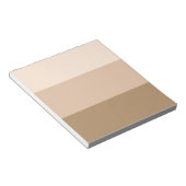 Brown Ombre Striping Notizblock (angewinkelt)